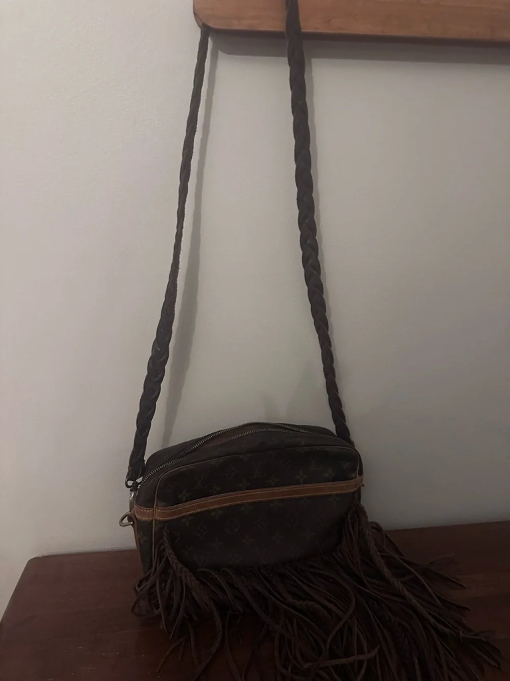 Louis Vuitton Monogram Fringe Shoulder Bag - Brown - Picture 4 of 5